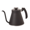 日本 Hario V60不銹鋼細口咖啡手沖壺 - 黑色 | 可電磁爐加熱 | 舒適握位 | 改良壺嘴