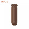 Jisulife 幾素 F8X 三合一充電寶電筒迷你風扇 - 棕色 | 3檔風力 | 軟膠扇葉