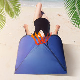 黑膠款防紫外線沙灘迷你頭部遮陽帳篷 - L | 沙灘美黑曬太陽必備