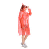 一次性開鈕款PE防水雨衣 (50g) 顏色隨機 | 帶帽雨衣 戶外活動必備