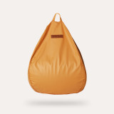 Luckysac 防水科技布豆袋懶人梳化 - 赤茶橘 (90*110cm) | 高彈EPP粒子填充 | 包裹式舒適躺 | 豆袋沙發