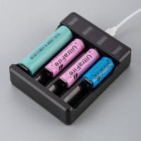 21700/18650 充電鋰電池USB四槽充電器