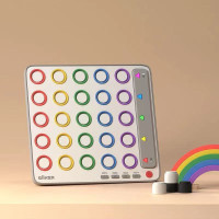 Giiker 計客磁力智能空間四子棋 - 彩虹版 | AI人機對戰功能 