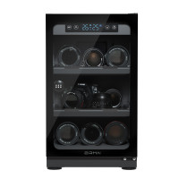 EIRMAI 40L數顯屏電子防潮箱 - 黑色 (MRD-45PRO) | 25%-60%RH控濕 | 層架高度任意調節 | 配備安全鎖匙