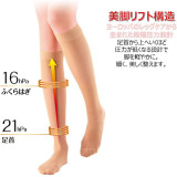 SLIMWALK 日本製耐勾透氣壓力短絲襪 - S/M碼 | 2段壓力設計 | 超耐勾防刮