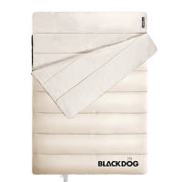 Blackdog BD-SD003 雙人信封睡袋 - 卡其 | 舒適溫度>8°C | 可拆單人睡袋