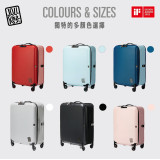 Jollying Pebble 摺疊式超薄瘦身行李箱 - 24寸粉紅色 | TSA海關密碼鎖行李喼 iF設計獎 | 香港行貨