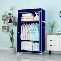 無紡布簡易防塵收納衣櫥 | 多層組裝衣櫃 - 70CM款
