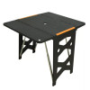 CampRest PP 便攜式戶外折疊方桌 - 黑色 | 簡易打開折疊