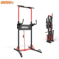 Onetwofit OT050801 高度可調節引體上升架 | 引體向上訓練器材 增肌健體 | 可摺疊收納健身架【設陳列試用】