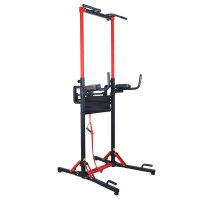 高度可調節引體上升架 | 多功能健身訓練架 | 多檔位高度調節 | 加厚防滑腳墊 | 穩固三角形結構