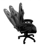DRAGON WAR GC-035-BK專業電競椅 - 黑色 | 送頸枕及腰枕 | 155度傾斜無段式靠背 | 香港行貨 【代理直送】