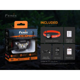 Fenix HL18R-T 500lm USB充電頭燈 |  三個聚光亮度檔位 | 82米最遠射程