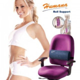 Humana 圓柱型輕便腰墊 | 辦公室座椅適用 | BS7176阻燃防火標準