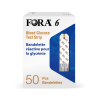 瑞士 FORA 福爾6合1血糖機 - BG血糖試紙 (50張)