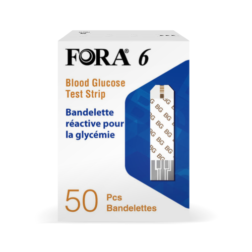 瑞士 FORA 福爾6合1血糖機 - BG血糖試紙 (50張)