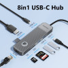 Momax 8合1 USB-C Hub 多功能轉換器 (DH18E) | PD3.0 100W高速分插器 | 香港行貨