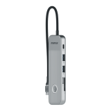Momax 8合1 USB-C Hub 多功能轉換器 (DH18E) | PD3.0 100W高速分插器 | 香港行貨