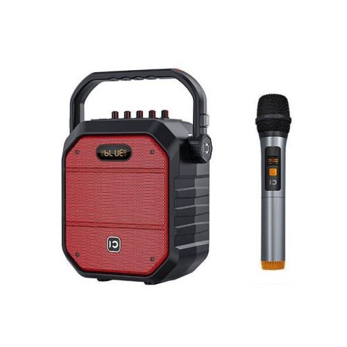 十度 Shidu H7 40W 無線藍牙混音音箱 (連1枝手持無線咪) - 紅色 | 自帶調音台 | 充電式設計方便攜帶
