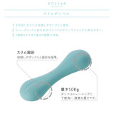 ELECOM Eclear 1kg 迷你纖薄啞鈴 (單隻) | 採圓弧型設計 | 可兩個啞鈴疊起使用
