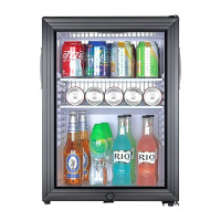 WELLWAY 40L吸收式制冷小雪櫃 (XC-40-J) - 玻璃門 | 4檔溫度調控 | 內置照明燈 | 香港行貨 - 訂購產品