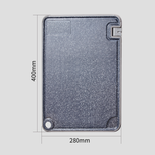 OOU 加大款多功能抗菌防黴雙面砧板 - 大理石色 | 砧板果盤多用途 | 側面設引水糟