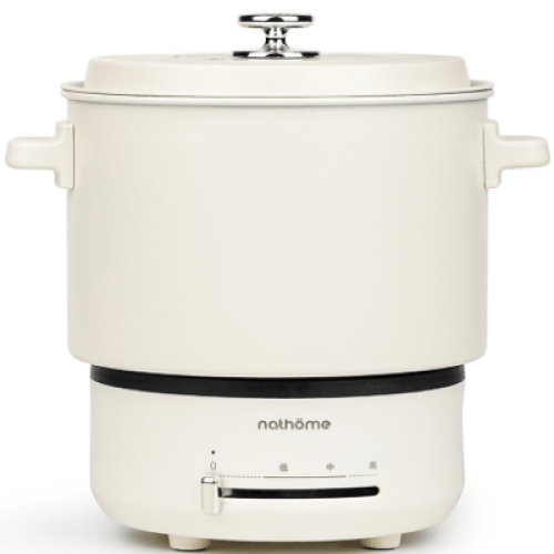 Nathome NDG02 可收納多功能電煮鍋 - 白色 | 適合2-3人聚餐用 | 一鍋多用 | 香港行貨