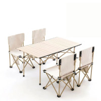戶外摺疊桌椅套裝 (5件套) | 摺疊桌 x1 摺疊椅 x4 收納袋 x1 戶外摺疊桌椅套裝 (5件套) | 摺疊桌 x1 摺疊椅 x4 收納袋 x1