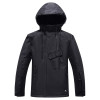 RIVIYELE 防水防風滑雪服外套 - XL碼黑色 | 帶袖口雪卡袋設計