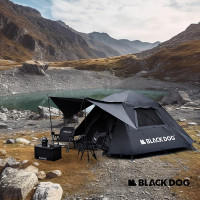 Blackdog BD-ZP012T 雙層加厚黑膠自動帳篷 | 內外帳可獨立搭建 | 10㎡前廳