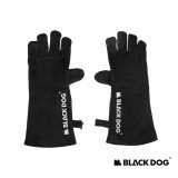 Blackdog BD-CC23001 牛皮防燙隔熱手套 (一對) | 40cm加長袖口