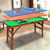 1.4米免安裝摺疊台三合一桌球乒乓球桌 | 乒乓球撞球桌餐桌