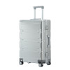 抗壓萬向輪鋁鎂合金行李箱 | 旅行箱 GIP 金屬鋁框拉桿箱 - 28寸銀色