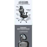 Newtral 腰部自動追蹤 人體工學椅 (專業版) | 豪華腳踏板延伸| 可調節頭枕 | 椅背高度可調 | 香港行貨
