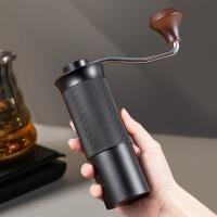 金屬六角磨芯手搖磨豆機 | 雙軸承定位 | 6軸高精度數控