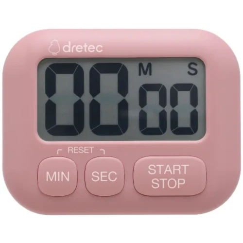 Dretec T-791-PK 全新大屏幕計時器 (粉紅色) |香港行貨