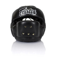 Fairtex HG14 拳擊訓練護頭頭盔 | 全臉防護頭套 - 黑色XL碼
