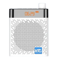 KTG-A6 (掛腰/掛肩式)專業無線擴音機 | 插線麥克風 | 香港行貨 - 白色