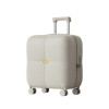 MGOB 20吋沙發紋萬向輪行李箱 - 米白 | YKK拉鏈 | 1.7mm加厚外殼 | TSA海關鎖
