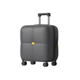 MGOB 20吋沙發紋萬向輪行李箱 - 黑色 | YKK拉鏈 | 1.7mm加厚外殼 | TSA海關鎖