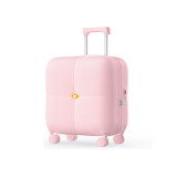 MGOB 20吋沙發紋萬向輪行李箱 - 粉紅 | YKK拉鏈 | 1.7mm加厚外殼 | TSA海關鎖