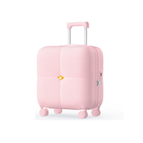 MGOB 20吋沙發紋萬向輪行李箱 - 粉紅 | YKK拉鏈 | 1.7mm加厚外殼 | TSA海關鎖
