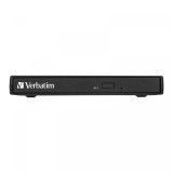 Verbatim 超薄便攜式CD/DVD外置刻錄光碟機 (USB 2.0) (66817) | USB即插即用 | 支援Windows Mac OS | 香港行貨