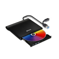 XPOWER DW1 TYPE-C/USB 2合1外置DVD外置燒錄光碟機 | 即插即用 | 支援Windows Mac OS Linux | 香港行貨