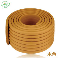 Weikang 2米兒童保護桌邊W型防撞邊 - 木色 | 幼兒保護 | 長度可修剪