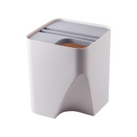 可疊式分類乾濕分離垃圾桶 - 米白高款 | 自由組合疊加 | 分類垃圾桶 | 回收桶