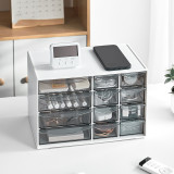 KM 辦公桌抽屜式桌面文件收納盒 - 白色 | 桌面整理 | 文件收納櫃