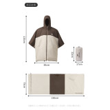 Naturehike 人型斗篷睡袋 (CNK2300SD019) - 綠色 | 一體式睡袋斗篷