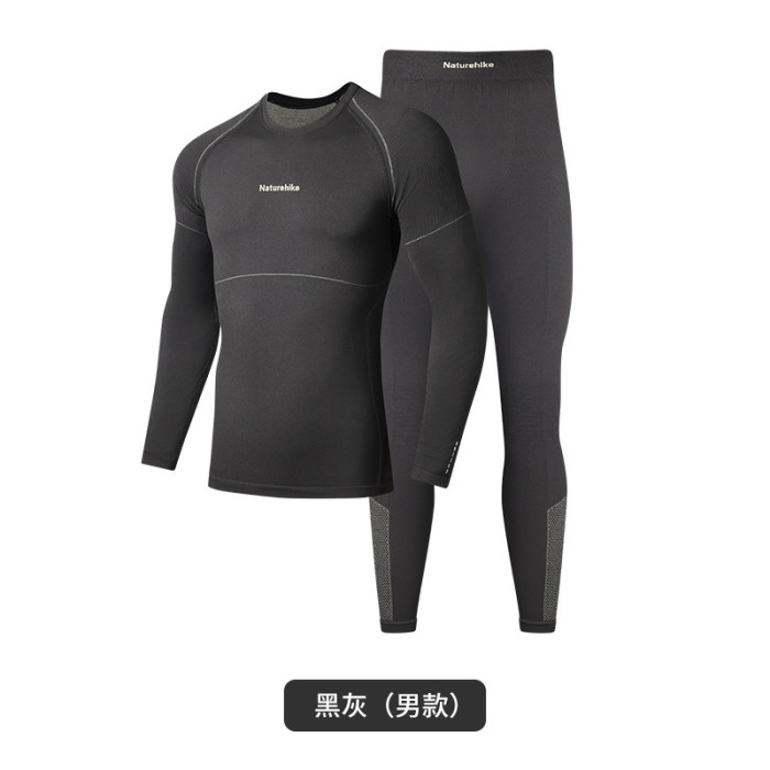 Naturehike 運動速乾保暖底層衣褲套裝 - 男款XXL碼 (CYY2342GC010) | 遠紅外線保暖 | 吸濕排汗