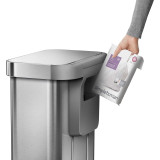 simplehuman 45L 不鏽鋼防指紋垃圾桶 (CW2024) | 防指紋設計 | 靜音開合 | 香港行貨